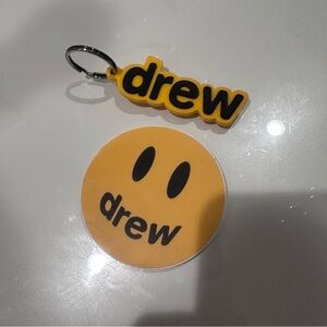 drew house keychain & sticker
